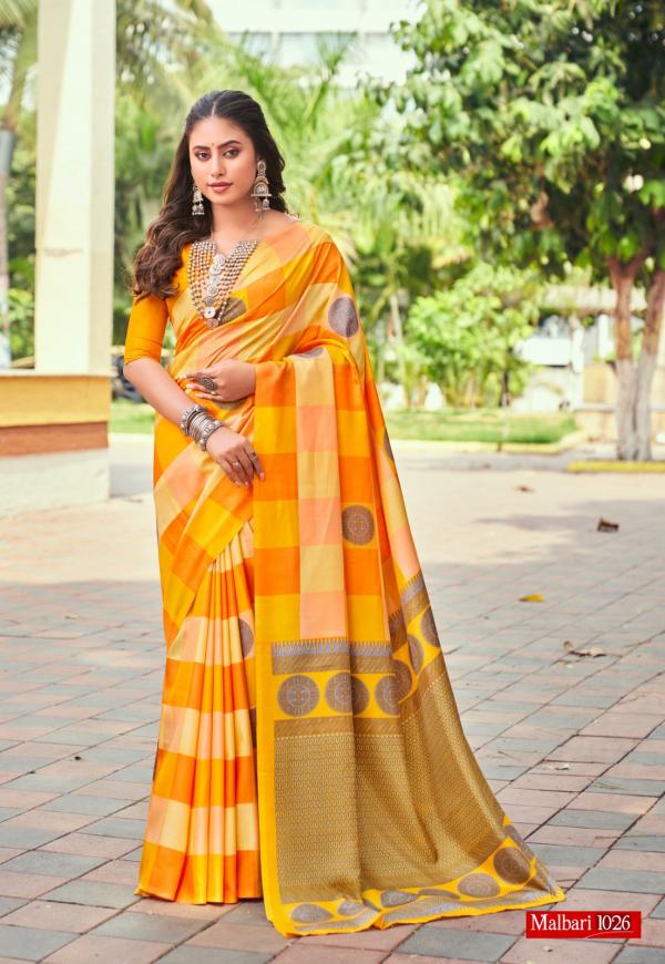 Siddharth Malbari 1025 Vol 1 Silk Designer Silk Saree Collection